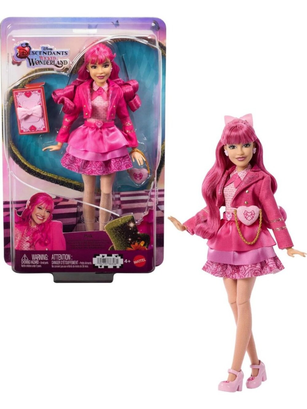 Wicked Wonderland Fashion Doll & Accessories - Pink Sister of Red, Queen of